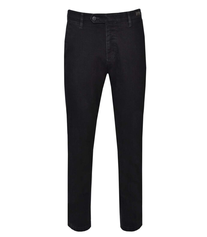 Bequem-Jeans mit Komfortdehnbund in black Denim.