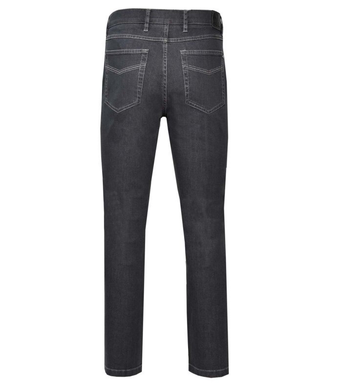 5-Pocket High Flex Denim Jeans, anthra 29