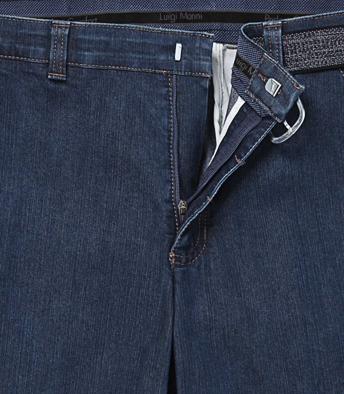 Leichte und bequeme Sportswear Denim-Jeans Dunkelblau 54