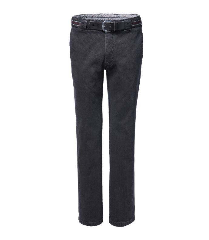 Denim Jeans im robusten Look mit Komfort-Dehnbund Mittelblau 26