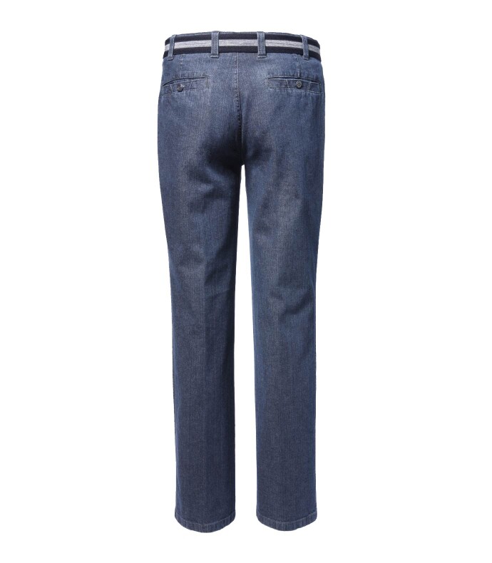 Denim Jeans im robusten Look mit Komfort-Dehnbund Schwarz 25