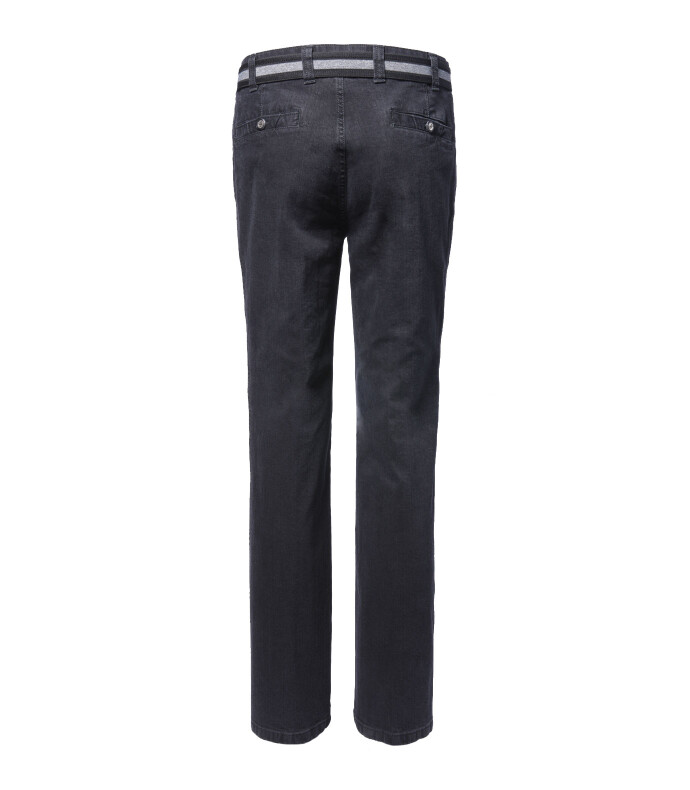 Denim Jeans im robusten Look mit Komfort-Dehnbund Mittelblau 110