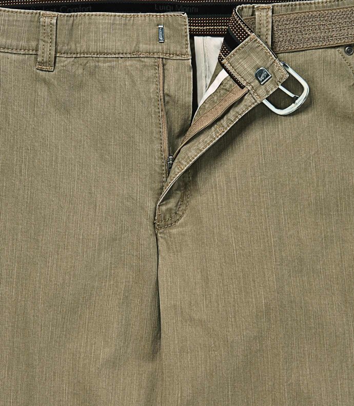 Sportswearhose in leichtem Cotton-Stretch Olive 24