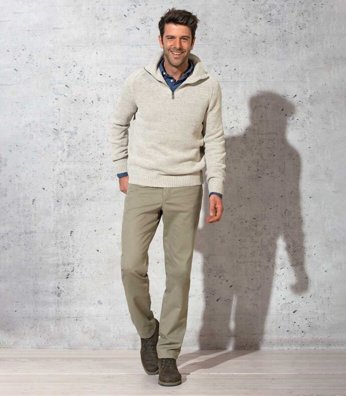 Sportswearhose in leichtem Cotton-Stretch