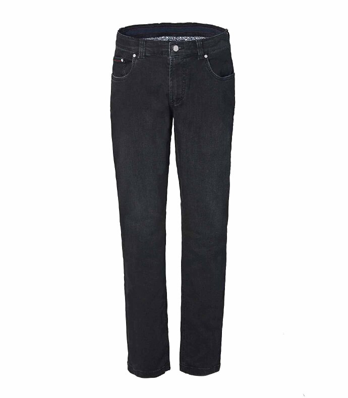 Real 5-Pocket Denim-Jeans, casual to go Schwarz 25