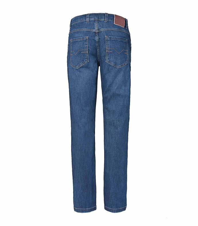 Real 5-Pocket Denim-Jeans, casual to go Dunkelblau 27