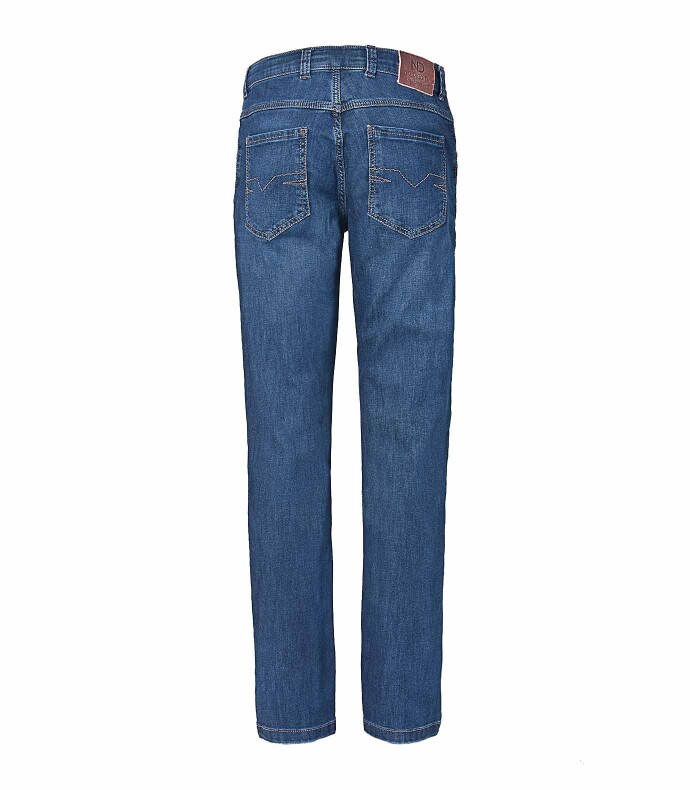 Real 5-Pocket Denim-Jeans, casual to go Blau 24