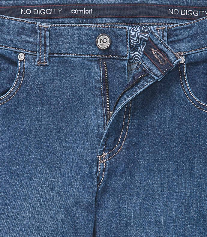 Real 5-Pocket Denim-Jeans, casual to go Blau 58